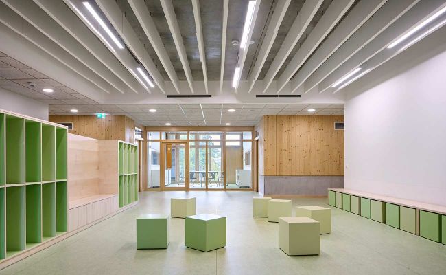 Gustav-Brunner-Schule Ginsheim-Gustavsburg Planung LED-Leuchten