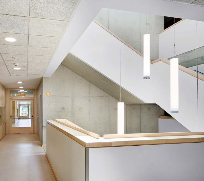 Gustav-Brunner-Schule Ginsheim-Gustavsburg Elektrotechnische Planung Treppenhaus