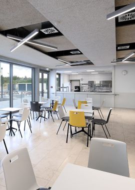 Theodor-Heuss-Schule Wetzlar Elektrotechnische Planung und Beleuchtung Mensa